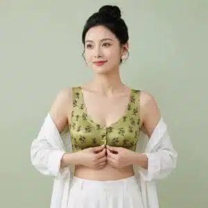 Silk Soft Button Bra
